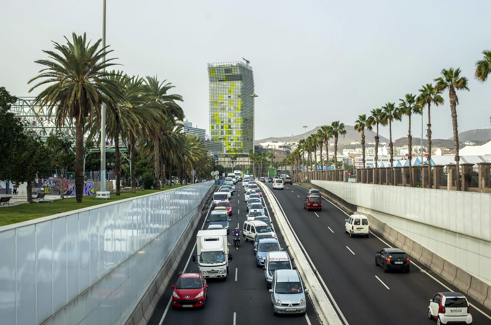 Atasco en Gran Canaria